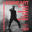 Hardcore Viererpack: .rcn präsentiert: LIONHEART, Di., 30.06.2026, Schweinfurt, Stattbahnhof