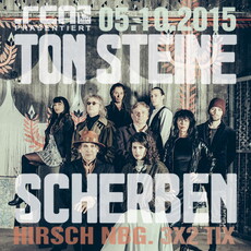 DEMNÄCHST EINSENDESCHLUSS: .rcn präsentiert: TON STEINE SCHERBEN, MO. 05.10.15 HIRSCH-NBG.