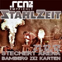STILVOLL WELTUNTERGANG FEIERN: 2X2 KARTEN FÜR DIE STAHLZEIT-MONSTERSHOW AM 21.12. BAMBERG, STECHERT ARENA