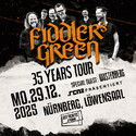 Grün ist die Verlosungshoffnung: .rcn präsentiert: FIDDLER'S GREEN, Mo. 29.12.2025, Nbg. Löwensaal