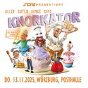 Morgen Dienstag (11.11.) Einsendeschluss: .rcn präsentiert KNORKATOR, Do., 13.11.2025, Würzburg, Posthalle