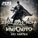 DEMNÄCHST EINSENDESCHLUSS, .rcn präsentiert: VAN CANTO, SO. 23.02.2014, NBG. ROCKFABRIK