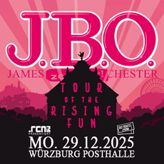 Rosa Verlosung: .rcn präsentiert: J.B.O., Mo. 29.12.2025, WÜ-Posthalle