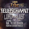 Morgen Dienstag Einsendeschluss: .rcn präsentiert LORDS OF FYRE, Sa. 11.10.2025, Fürth, Stadthalle