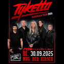 Samstag (27.09.2025) Einsendeschluss: .rcn präsentiert: TYKETTO, Di. 30.09.2025, Nürnberg, Der Hirsch