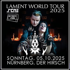 Dienstag (30.09.2025) Einsendeschluss: .rcn präsentiert: LACRIMOSA, So 05.10.2025, Nürnberg, Der Hirsch