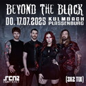 Freitag Einsendeschluss: .rcn empfiehlt: BEYOND THE BLACK, Do. 17.07.2025, Kulmbach, Plassenburg