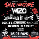 Mittwoch Mittag Einsendeschluss .rcn präsentiert: SAVE THE CORE, Sa. 05.07.2025, Nürnberg, Stadionpark