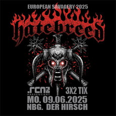 (Update: Karten wurden verlost.)   Donnerstag Einsendeschluss: .rcn präsentiert HATEBREED, Mo. 09.06.2025, Nürnberg, Der Hirsch