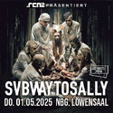 Morgen, Freitag, Einsendeschluss: .rcn präsentiert SUBWAY TO SALLY, Do. 01.05.2025, Nbg. Löwensaal