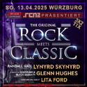 Donnerstag Einsendeschluss: .rcn präsentiert: ROCK MEETS CLASSIC, So. 13.04.2055, Würzburg, Arena
