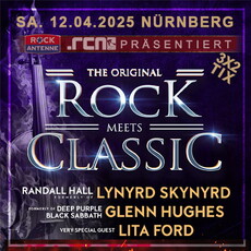 Mittwoch Einsendeschluss: .rcn präsentiert: ROCK MEETS CLASSIC, Nürnberg, Arena