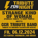 Neue Verlosung: .rcn präsentiert: TRIBUTE NIGHT - STRANGE KIND OF WOMAN meets CCR TRIBUTE BAND, Hirsch Nbg. FR. 06.12.2024