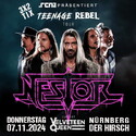 DIENSTAG EINSENDESCHLUSS: .rcn präsentiert: NESTOR, DO. 07.11.2024, Nürnberg, Der Hirsch