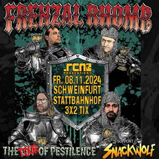 MITTWOCH EINSENDESCHLUSS: .rcn präsentiert: FRENZAL RHOMB, FR. 08.11.2024, Schweinfurt, Stattbahnhof