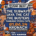 Neu in unserem Verlosungstopf: .rcn präsentiert DIE FESTUNG ROCKT, Sa. 01.06.2024, Kronach, Festung Rosenberg
