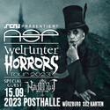 MITTWOCH EINSENDESCHLUSS: .rcn Magazin präsentiert ASP, FREITAG, 15.09.2023, WÜRZBURG-POSTHALLE