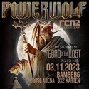 NEUE VERLOSUNG: .rcn Magazin präsentiert POWERWOLF, FR. 03.11.2023, BAMBERG, BROSE ARENA