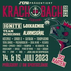 HEUTE, MITTWOCH, EINSENDESCHLUSS: .rcn präsentiert: KRACH AM BACH 2023, FR/SA 14./15.07.2023, PRÖLSDORF/STEIGERWALD