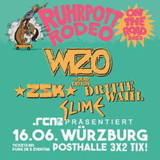 DIENSTAG EINSENDESCHLUSS: .rcn Magazin präsentiert RUHRPOTT RODEO ON THE ROAD. FR. 16.06.2023, WÜRZBURG-POSTHALLE