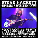 DONNERSTAG EINSENDESCHLUSS: .rcn präsentiert: STEVE HACKETT, MO. 24.04.2023, MEISTERSINGERHALLE NÜRNBERG