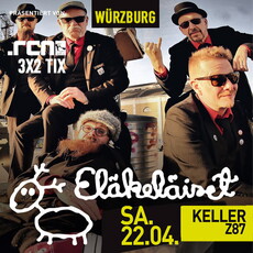 MITTWOCH EINSENDESCHLUSS: .rcn präsentiert: ELÄKELÄISET, SA. 22.04.2023, NÜRNBERG, DER CULT