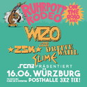 NEUE VERLOSUNG: .rcn präsentiert RUHRPOTT RODEO ON TOUR, FR. 16.06.2023, WÜRZBURG-POSTHALLE
