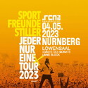 NEUE VERLOSUNG: .rcn präsentiert SPORTFREUNDE STILLER, DO. 04.05.2023, NÜRNBERG, LÖWENSAAL