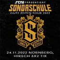 FREITAG EINSENDESCHLUSS: .rcn präsentiert: SONDASCHULE, DO. 24.11.2022, NÜRNBERG, DER HIRSCH