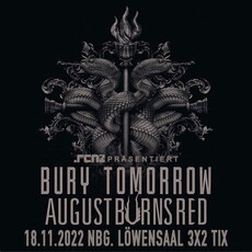 VERLOSUNG NEU: .rcn präsentiert: BURY TOMORROW, AUGUST BURNS RED, FR. 18.11.2022, NBG.-LÖWENSAAL