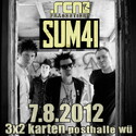 BALD EINSENDESCHLUSS: .rcn präsentiert SUM 41, 07.08.2012, WÜ-POSTHALLE