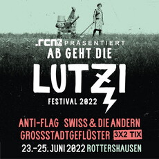 DONNERSTAG EINSENDESCHLUSS: .rcn präsentiert AB GEHT DIE LUTZI, 23.-25.06.2022, ROTTERSHAUSEN UFR.