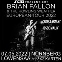 MITTWOCH EINSENDESCHLUSS: .rcn präsentiert: BRIAN FALLON, SA. 07.05.2022, LÖWENSAAL NÜRNBERG