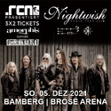 NEUER TERMIN: NIGHTWISH BROSE ARENA BA JETZT 05.12.2021