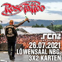 VERSCHOBEN BEI UNSEREN VERLOSUNGEN: .rcn präsentiert: ROSE TATTOO, MO. 26.07.2021, NÜRNBERG, LÖWENSAAL