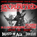 FREITAG EINSENDESCHLUSS: .rcn präsentiert: THE EXPLOITED, SA. 16.11.2019, SCHWEINFURT - STATTBAHNHOF