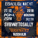 DEMNÄCHST EINSENDESCHLUSS: .rcn präsentiert: EISHEILIGE NACHT, DO. 27.12.2018, POSTHALLE-WÜRZBURG