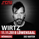 DONNERSTAG EINSENDESCHLUSS: .rcn präsentiert: WIRTZ, SO. 11.11.2018, LÖWENSAAL, NÜRNBERG