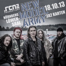DEMNÄCHST EINSENDESCHLUSS, .rcn präs.: NEW MODEL ARMY, 18.10.13 LÖWENSAAL NBG.