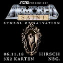 MONTAG NACHMITTAG EINSENDESCHLUSS: .rcn präsentiert: ARMORED SAINT, DI. 06.11.2018, HIRSCH, NÜRNBERG