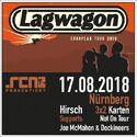 HEUTE MITTWOCH, 15.08. EINSENDESCHLUSS: .rcn präsentiert: LAGWAGON, FR. 17.08.18, HIRSCH, NÜRNBERG