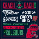 MONTAG EINSENDESCHLUSS: .rcn präsentiert: KRACH AM BACH, FR. 13. UND SA. 14.07.2018, PRÖLSDORF BEI BAMBERG