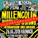 DIENSTAG 22.05., EINSENDESCHLUSS: .rcn präsentiert: DIE FESTUNG ROCKT 2018 (AUSVERKAUFT!), 26.05.18, FESTUNG ROSENBERG, KRONACH