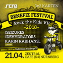 MORGEN, DONNERSTAG 19.04., EINSENDESCHLUSS: .rcn präsentiert: ROCK THE KIDS VII, SA. 21.04.2018, NÜRNBERG K4-ZENTRALCAFÉ