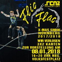 MORGEN EINSENDESCHLUSS: .rcn präsentiert: CIRCUS FLIC FLAC X-MAS SHOW, MO. 08.01.2018, NBG-VOLKSFESTPLATZ