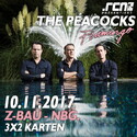MORGEN EINSENDESCHLUSS: .rcn präsentiert: THE PEACOCKS, FR. 10.11.2017, NÜRNBERG-Z-BAU, ROTER SALON