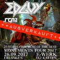 SONNTAG EINSENDESCHLUSS: .rcn präsentiert: EDGUY, DIENSTAG, 26.09.2017, ERLANGEN, E-WERK (AUSVERKAUFT)
