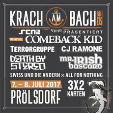 MITTWOCH EINSENDESCHLUSS: .rcn präsentiert: KRACH AM BACH, FR. 07.-SA 08.07.2017, PÖLSDORF-STEIGERWALD