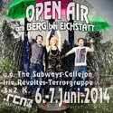 DEMNÄCHST EINSENDESCHLUSS: OPEN AIR AM BERG, FR.+SA. 6.+7.6.2014, EICHSTÄTT