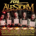 DEMNÄCHST EINSENDESCHLUSS: ALESTORM, FREITAG 12.09.2014, ROFA NÜRNBERG